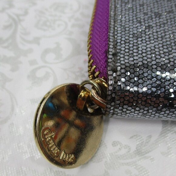 DEUX LUX Pink/Purple Flitter Wallet - Picture 7 of 8